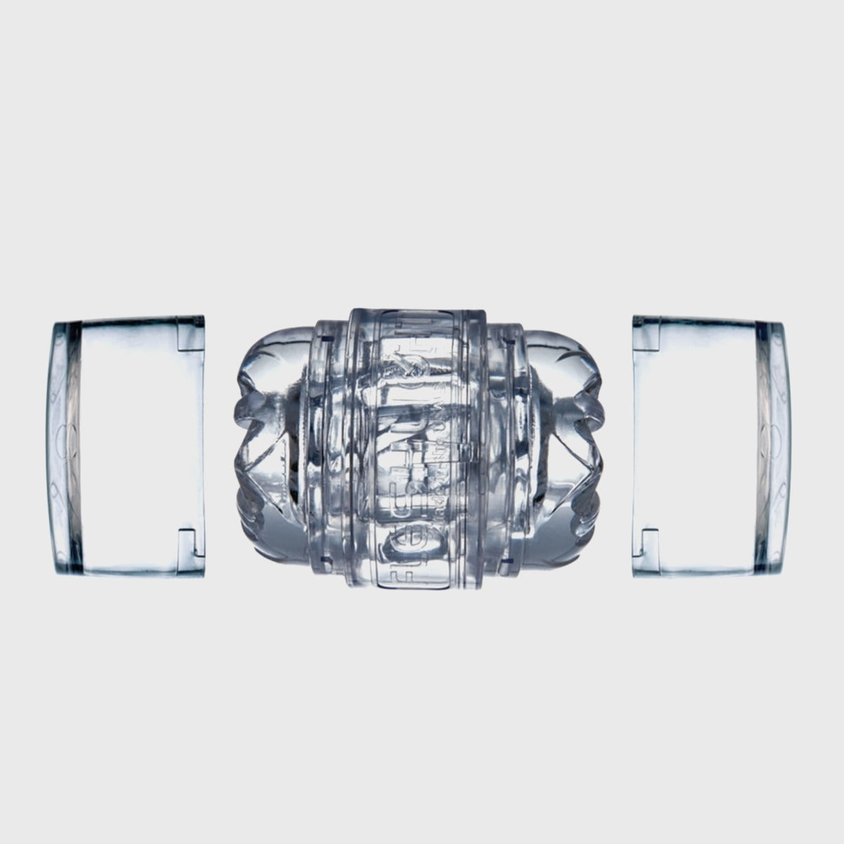 Fleshlight Quickshot Vantage Masturbation Sleeve side view with open caps