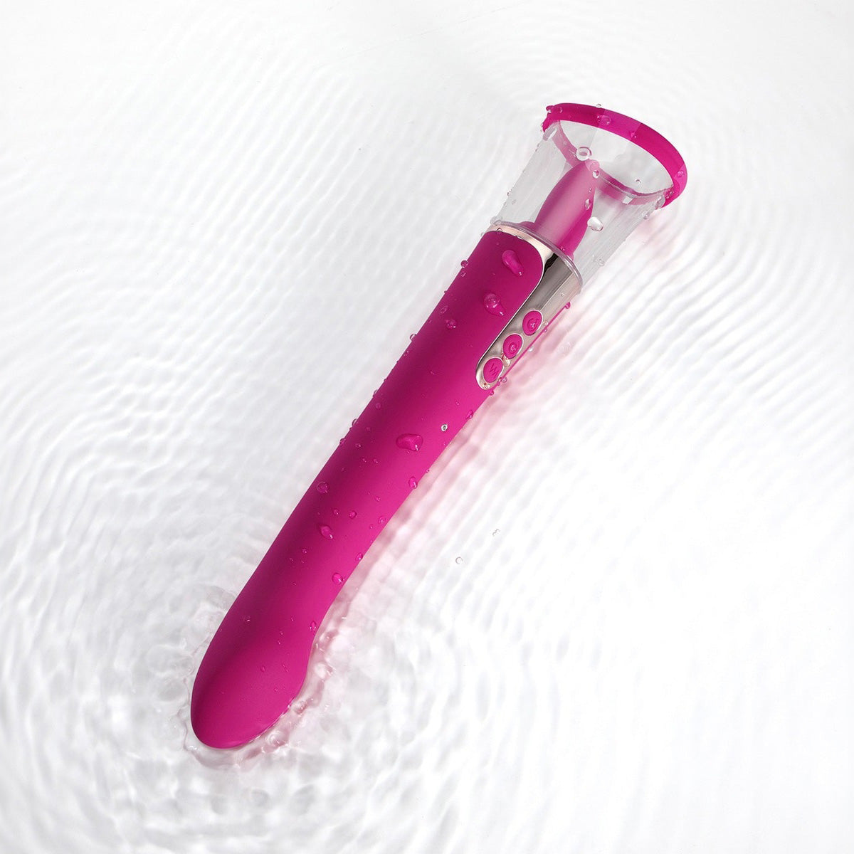 Succion 3 in 1 clitoral stimulator and g-spot vibrator by honey play box - fully waterproof