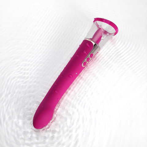 Succion 3 in 1 clitoral stimulator and g-spot vibrator by honey play box - fully waterproof