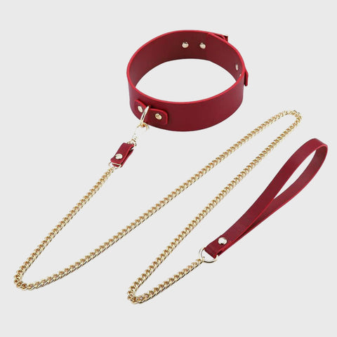 Honey Play Box leather restraint kit leash and collar