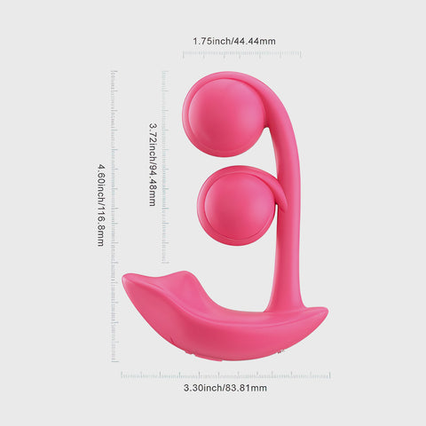 Melody Vibrator size infographic