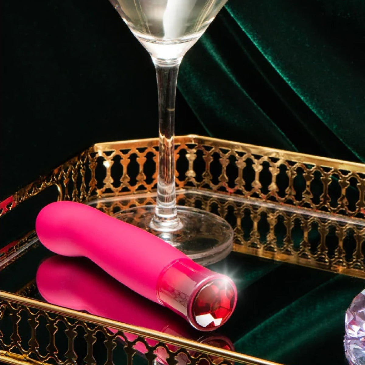 Oh My Gem Classy on reflective table