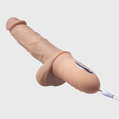 Cannon 10" Dildo Handheld Sex Machine charging port