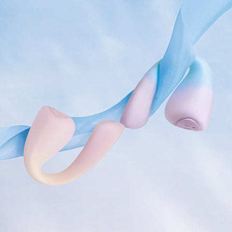 Purple and pink C-Tail wrapped in fabric