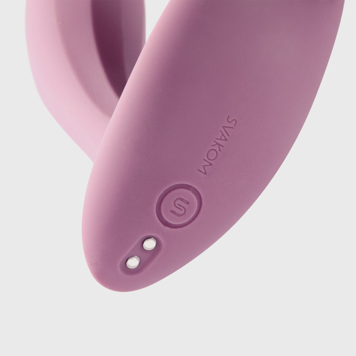 Close up photo of Erica Wearable Vibrator by Svakom showing buttons
