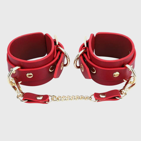 Honey Play Box leather restraint kit ankle cuffs