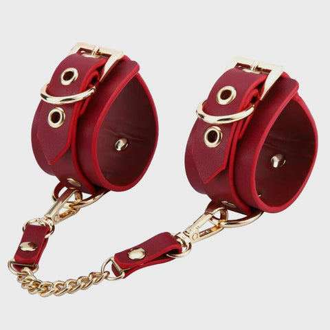 Honey Play Box leather restraint kit wrist cuffs