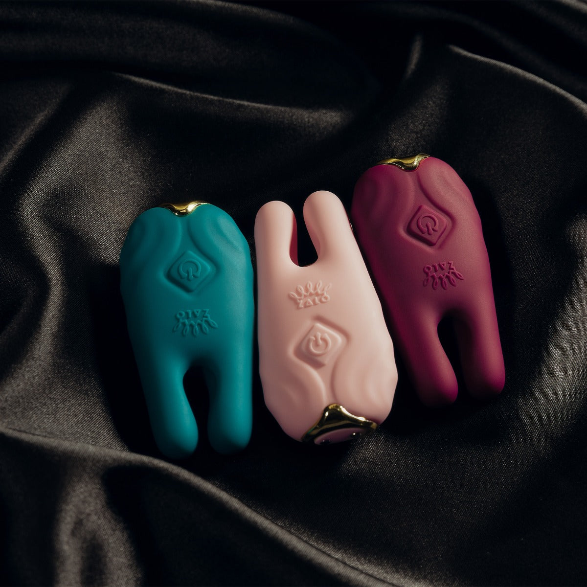 Color array of Nave vibrating nipple clamps by zalo
