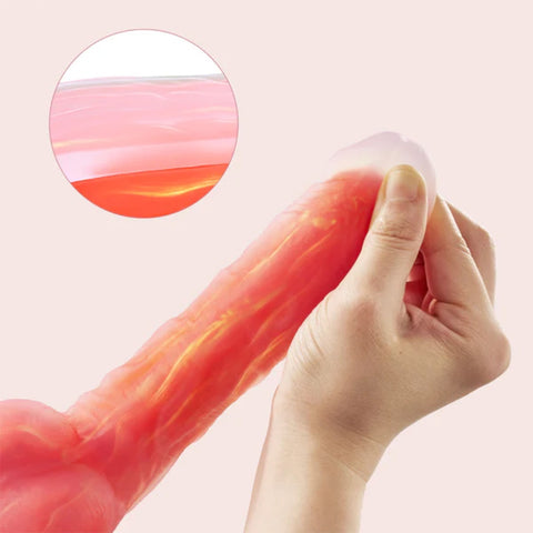 Noctura dildo silicone material close-up