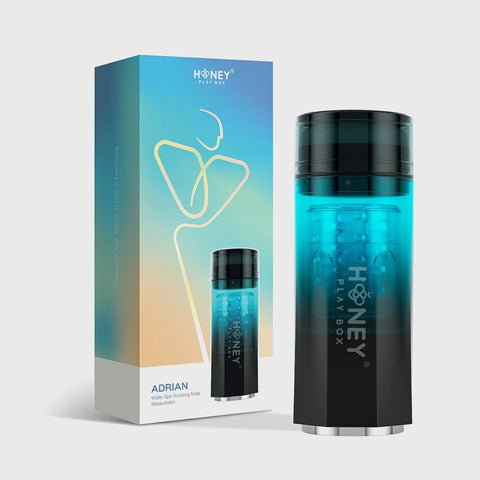 Adrian with packaging