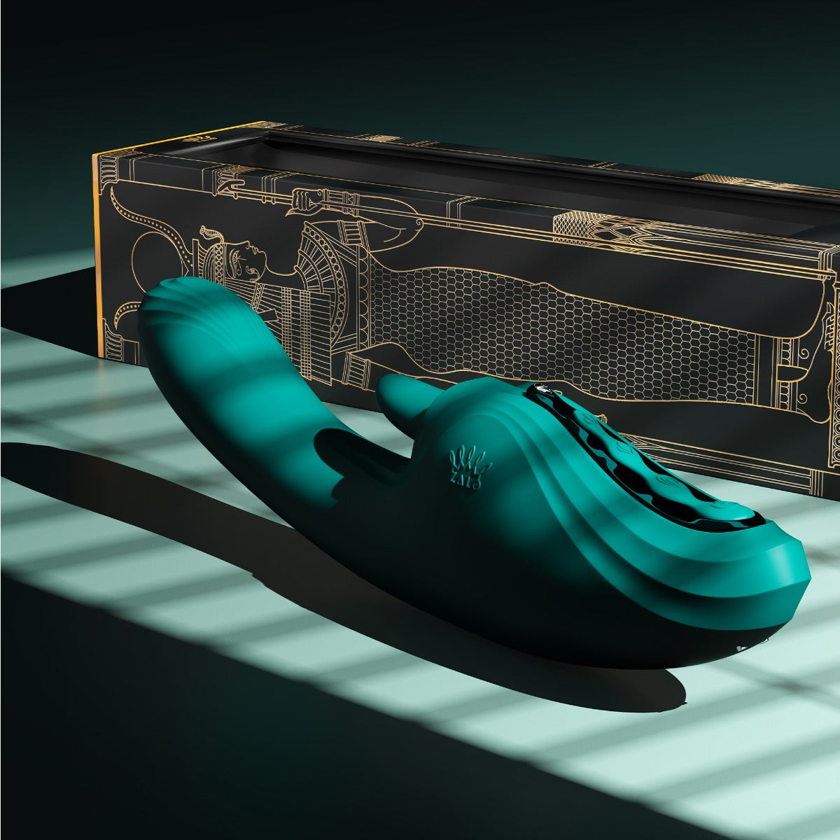 Ares vibrator in front of window next to box