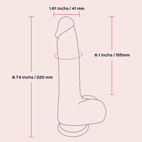 Noctura dildo size graphic