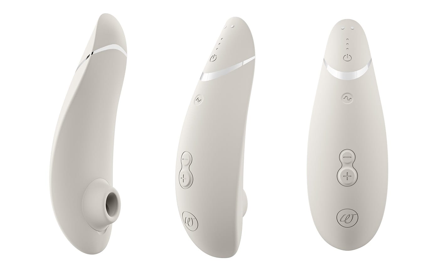 Womanizer Premium 2 Clitoral Stimulator in Grey