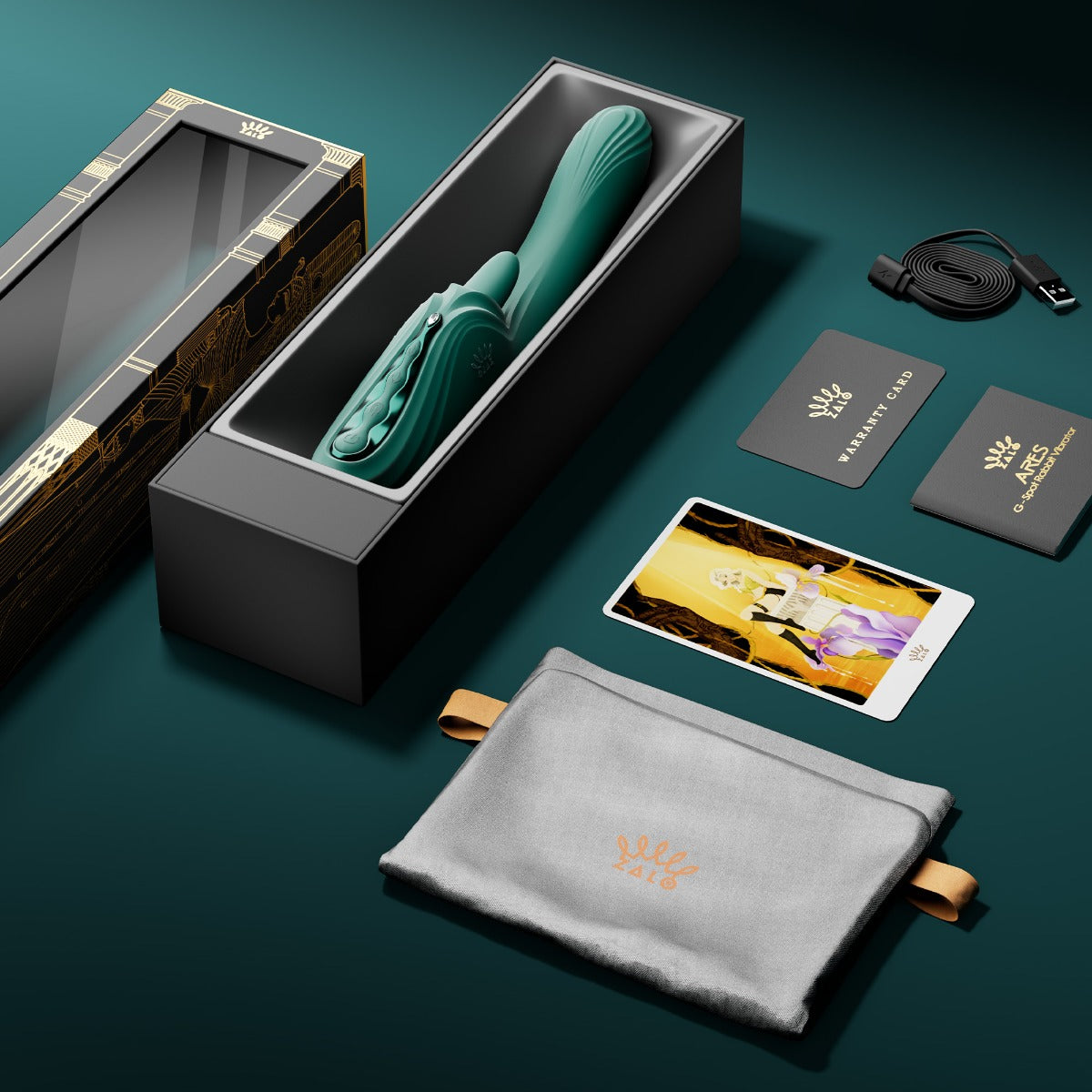 Ares vibrator all packaging