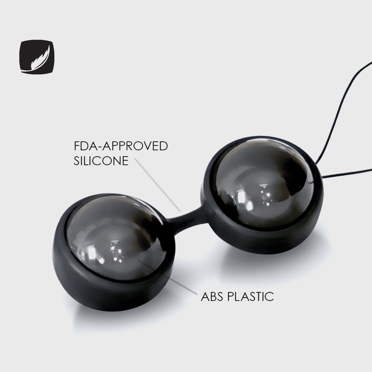 Beads Noir material infographic