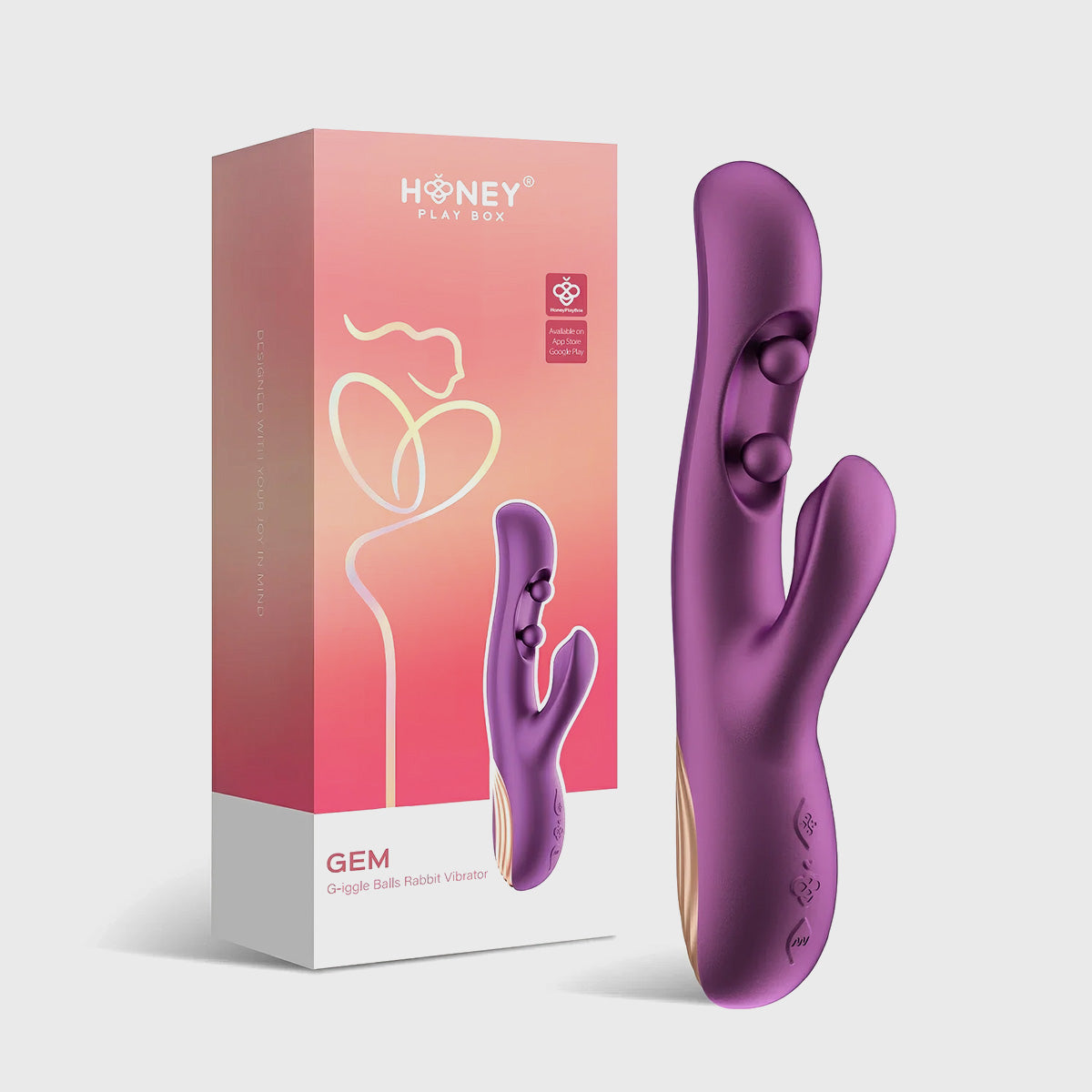 Gem Rabbit Vibrator packaging