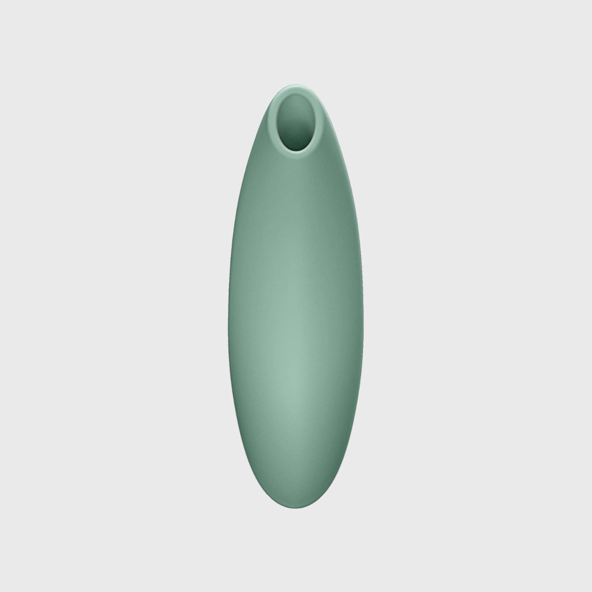 on-white photo of the we-vibe melt 2 in sage green front side