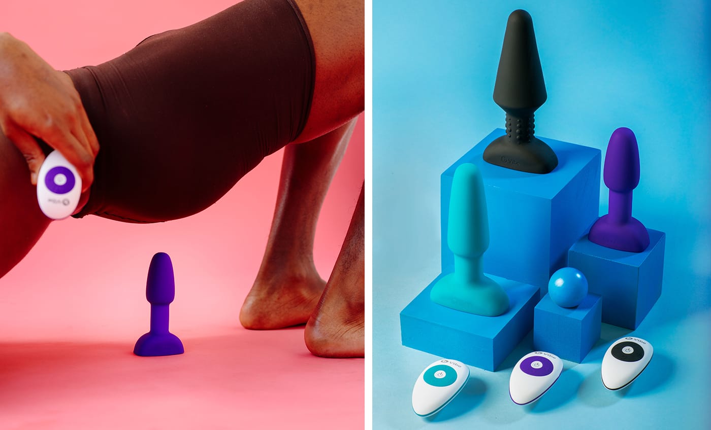 bVibe Rimming Plug Petite with remote control