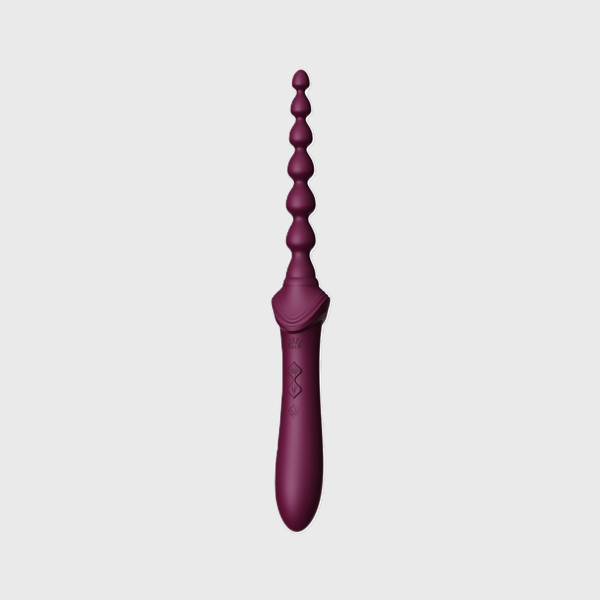 Bess vibrator in purple with anal bead tip