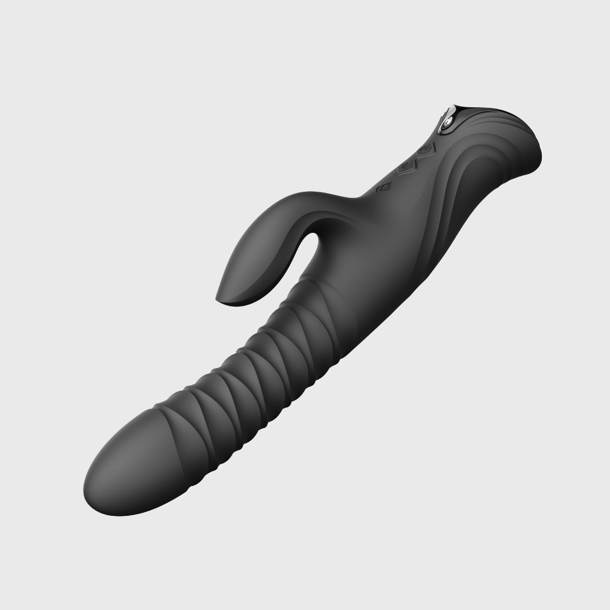 Black Mose 2 thrusting rabbit vibrator by Zalo