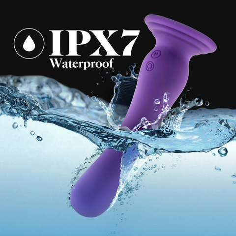 Impressions Ibiza by Blush splashing in water with the IPX7 Waterproof logo beside it