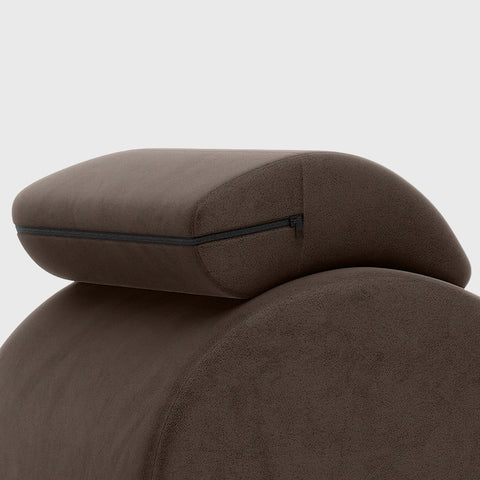 Chaise Headrest for Esse and Lyza - Microvelvet Espresso