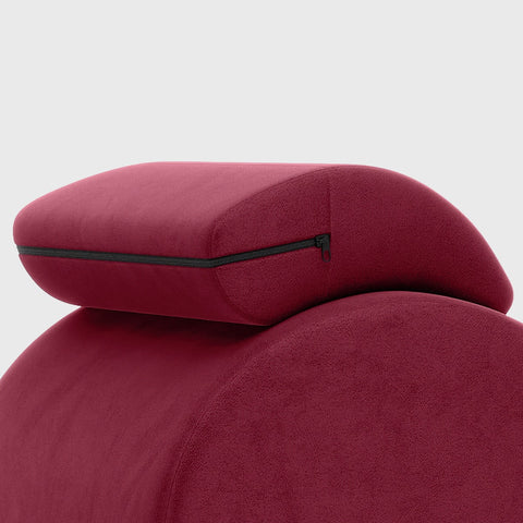 Chaise Headrest for Esse and Lyza - Microvelvet Merlot