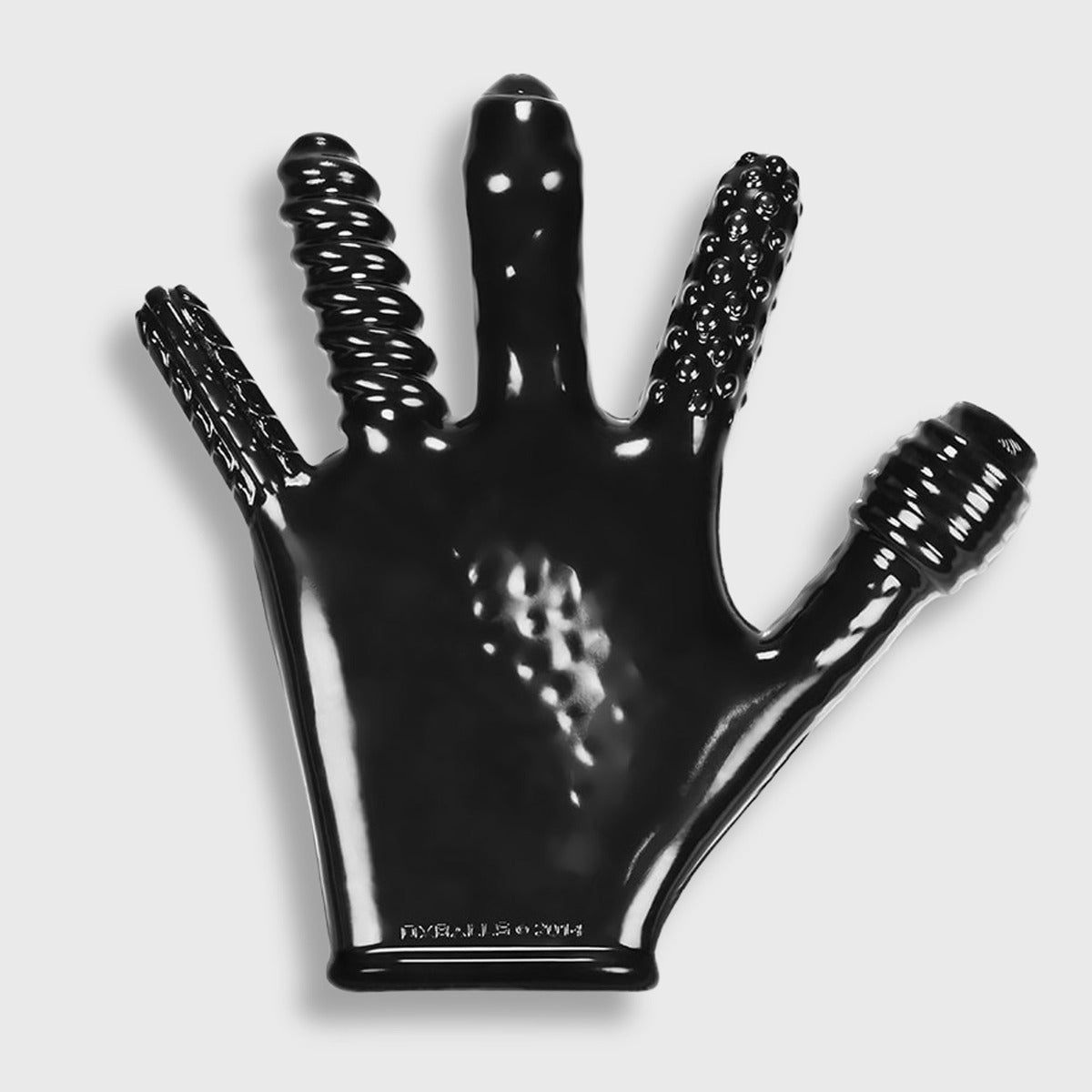 Oxballs Finger Fuck Textured Glove - black front