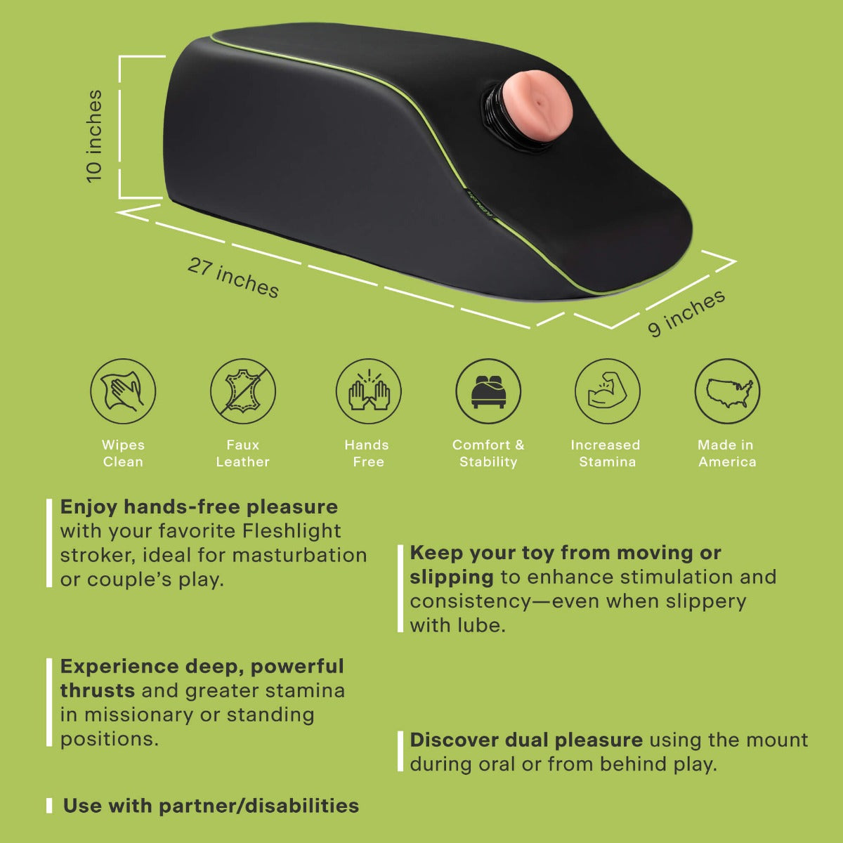 Features of the Fleshlight Missionary Mount