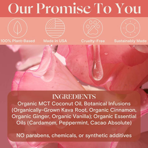 Foria Awaken Arousal Oil with Organic Botanicals - Our Promise To You.- 100% plant-based, Made in USA, Cruelty-free, Sustainably Made
