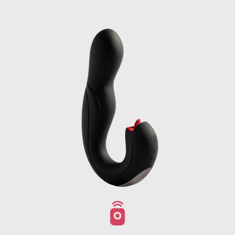Joi Pro g spot rabbit vibrator and clitoral stimulator by Honey Play Box on white photo