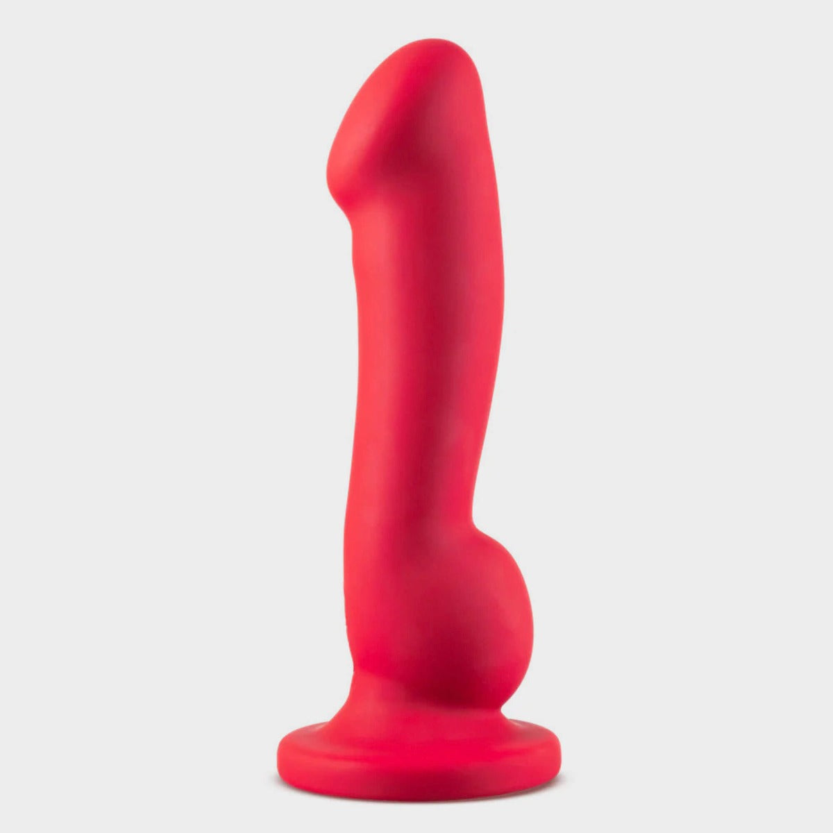 Impressions | Las Vegas Curve Vibrating P-Spot Dildo on a white background