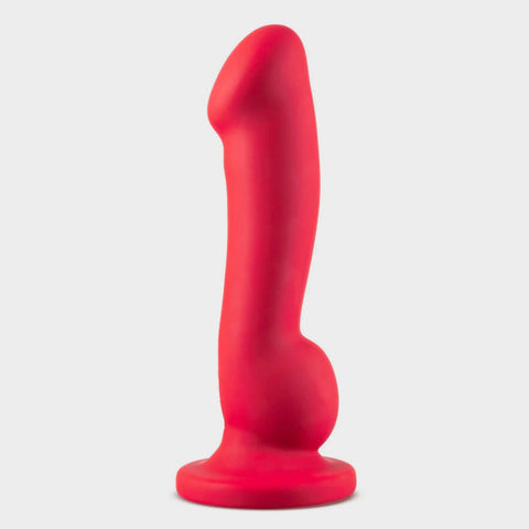 Impressions | Las Vegas Curve Vibrating P-Spot Dildo on a white background