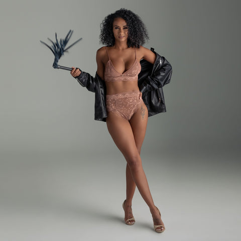 Woman twirling Introductory Flogger