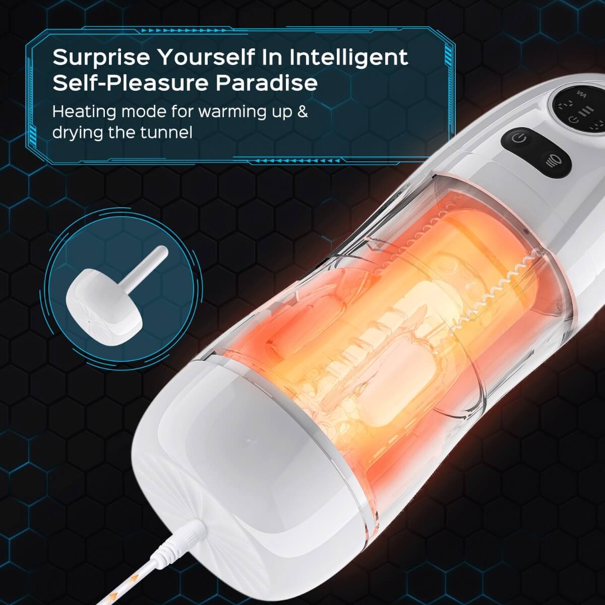 KAI 2 Warming Male Masturbator by Honey Play Box Heating mode