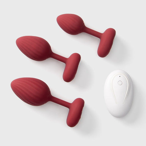 Three pieces of Rouge Training Kit with remote