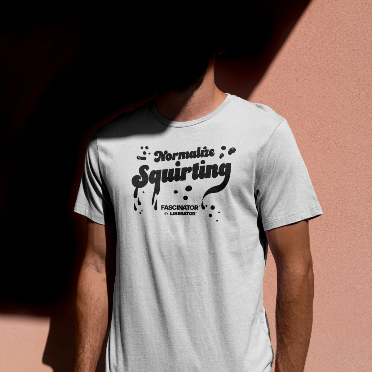 Man wearing Liberator T-Shirt