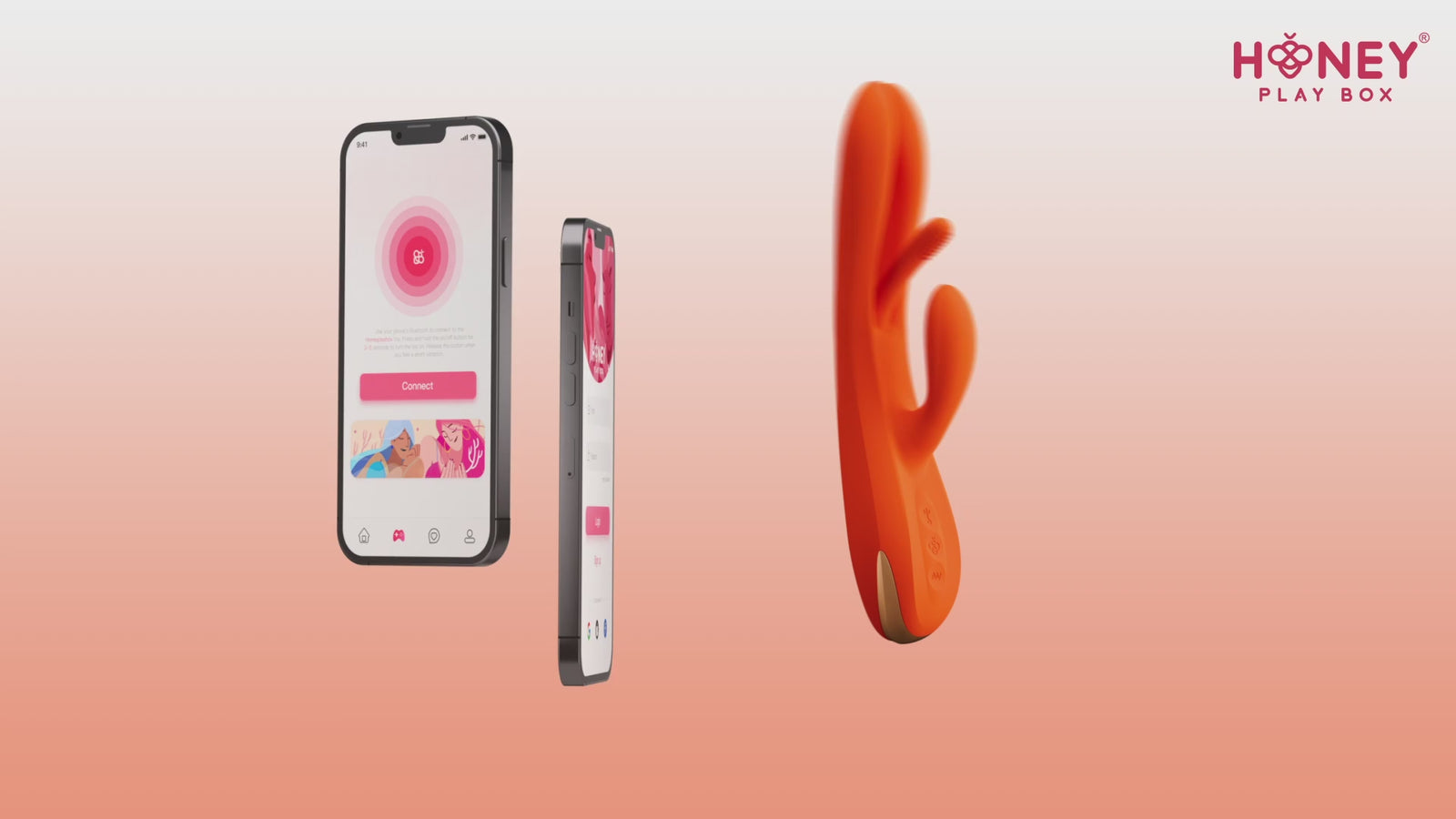 Product video for Terri rabbit vibrator by Honey Play Box showing off its features