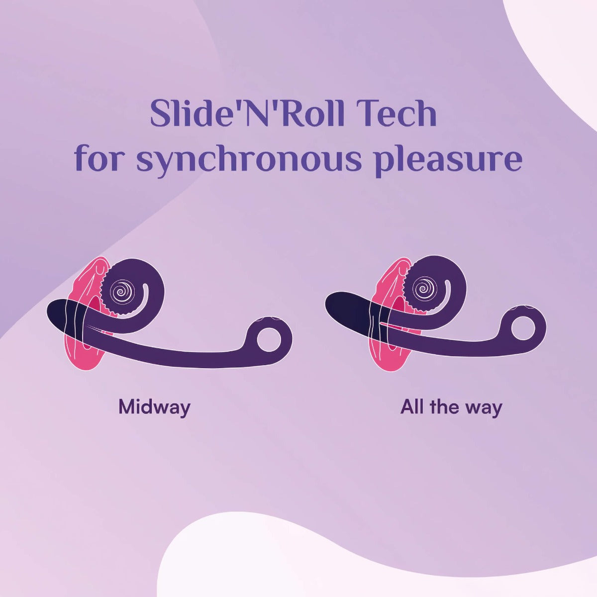 Snail Vibe Curve - Slide n' Roll Tech for synchronous pleasure