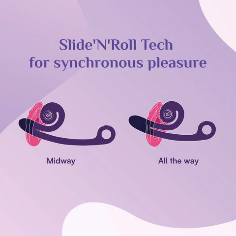 Snail Vibe Curve - Slide n' Roll Tech for synchronous pleasure