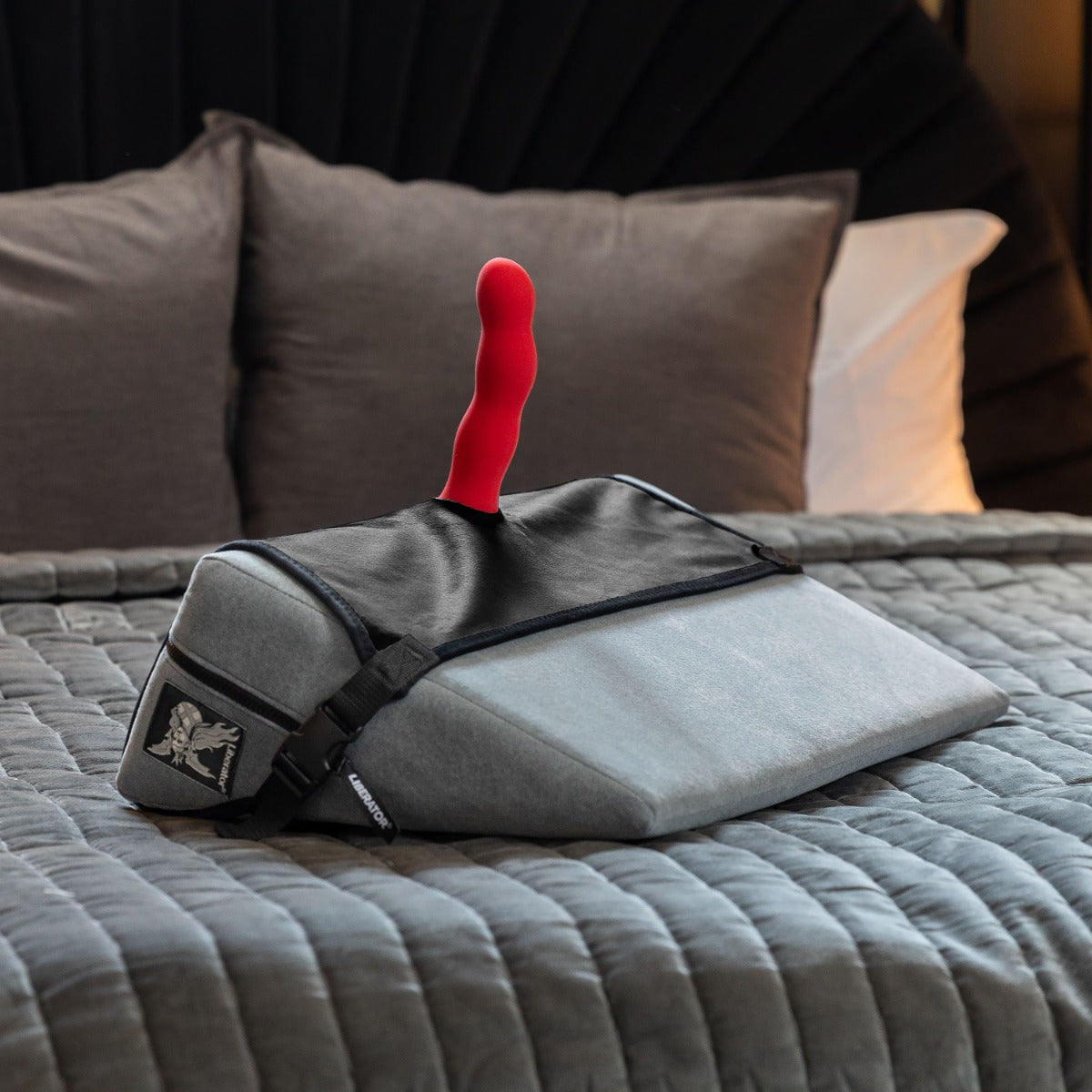 Fascinator Sex Toy Mount with Dildo Attached