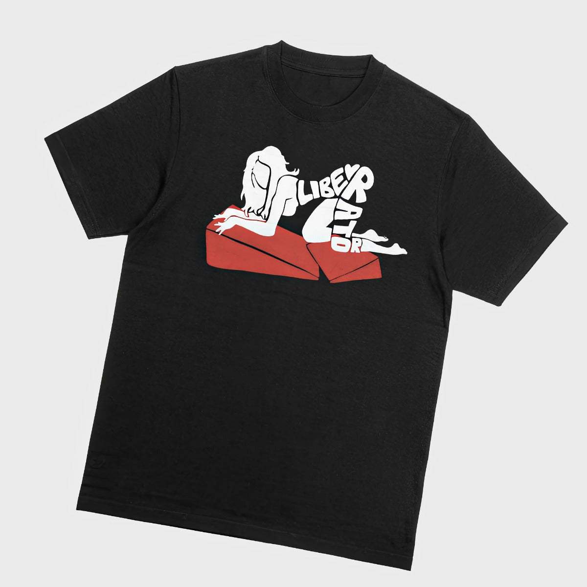Liberator Merch Lady On A Combo in black, angled