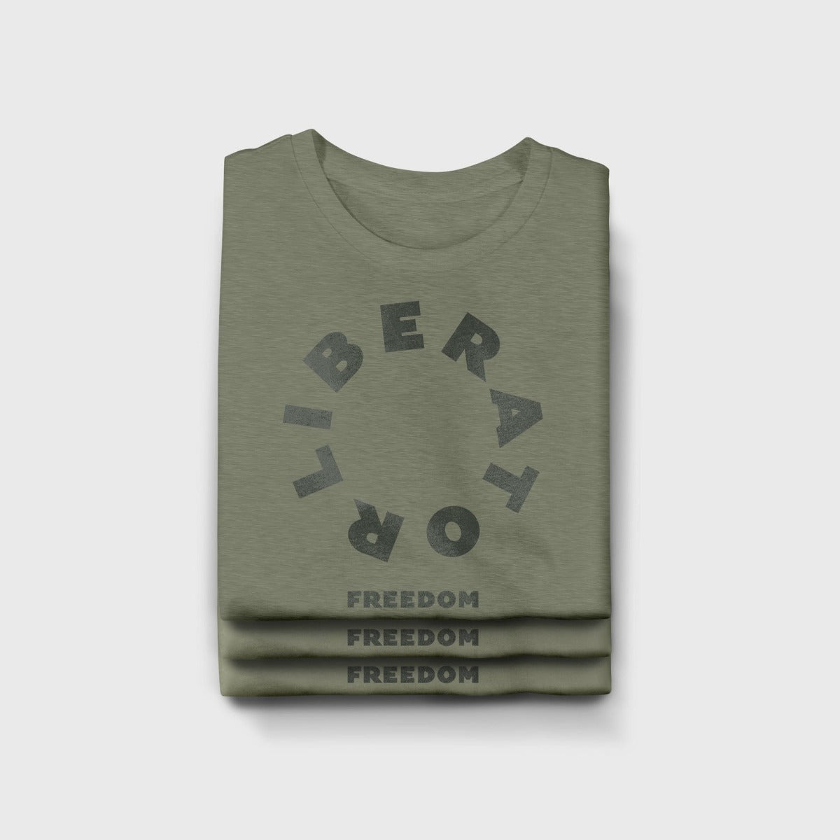 Liberator Merch Freedom T-Shirt Folded