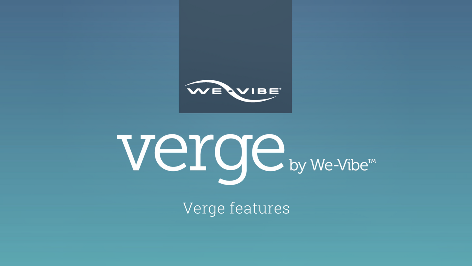 Video of woman talking about and showing off We-Vibe Verge cock ring