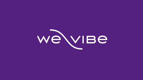 We-vibe logo on a purple background
