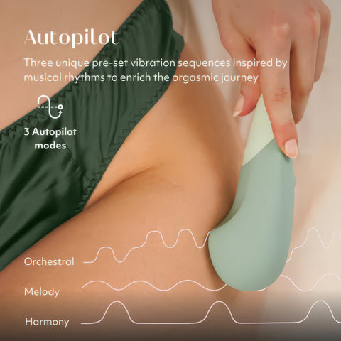 Product with vibration sequences inspired by music on a neutral background