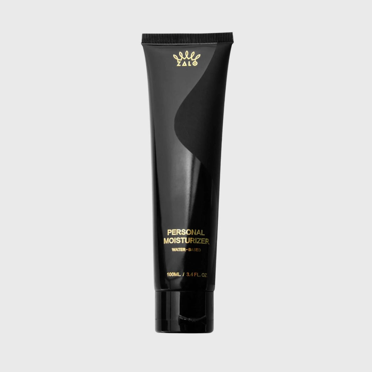 On white image of packaging tube of ZALO Personal Moisturizer