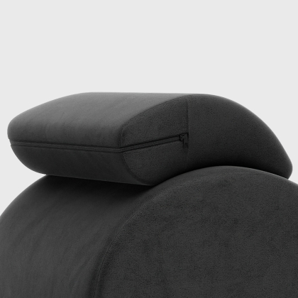 Chaise Headrest for Esse and Lyza - Microvelvet Black