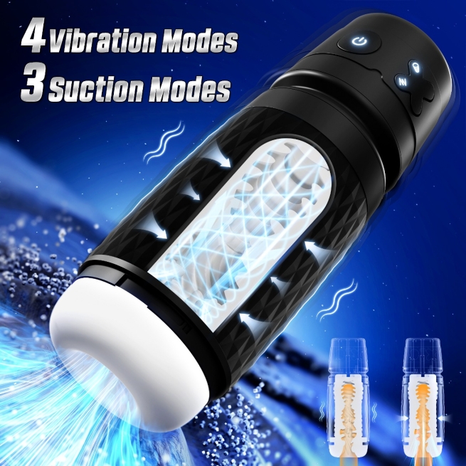 Warrior Automatic Male Masturbator: Lifelike Suction, Compact, Discreet |  Liberator.com