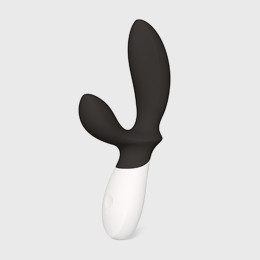 LOKI™ WAVE 2 Prostate Massager by LELO on White Background, black